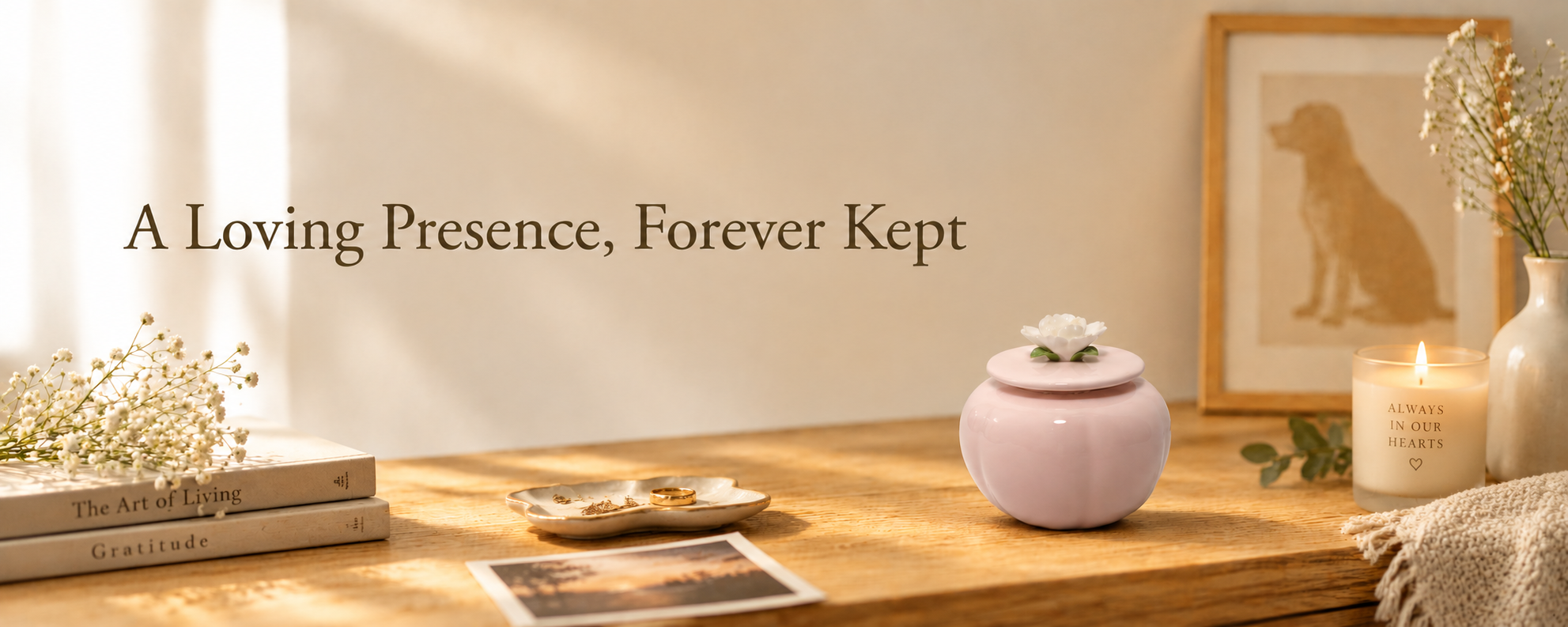 Ceramic Pet Memorial Urn